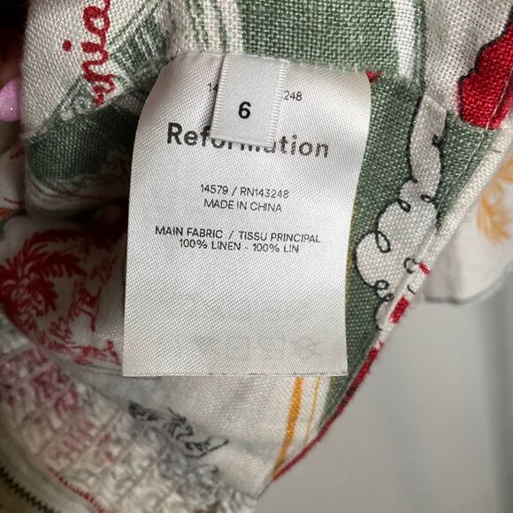 Reformation Primo Vacaciones Linen Set - Picture 7 of 11